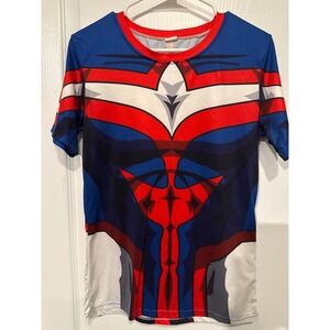 My Hero Academia Anime Graphic T-Shirt Cosplay Costume Men's Skintight Tee Med